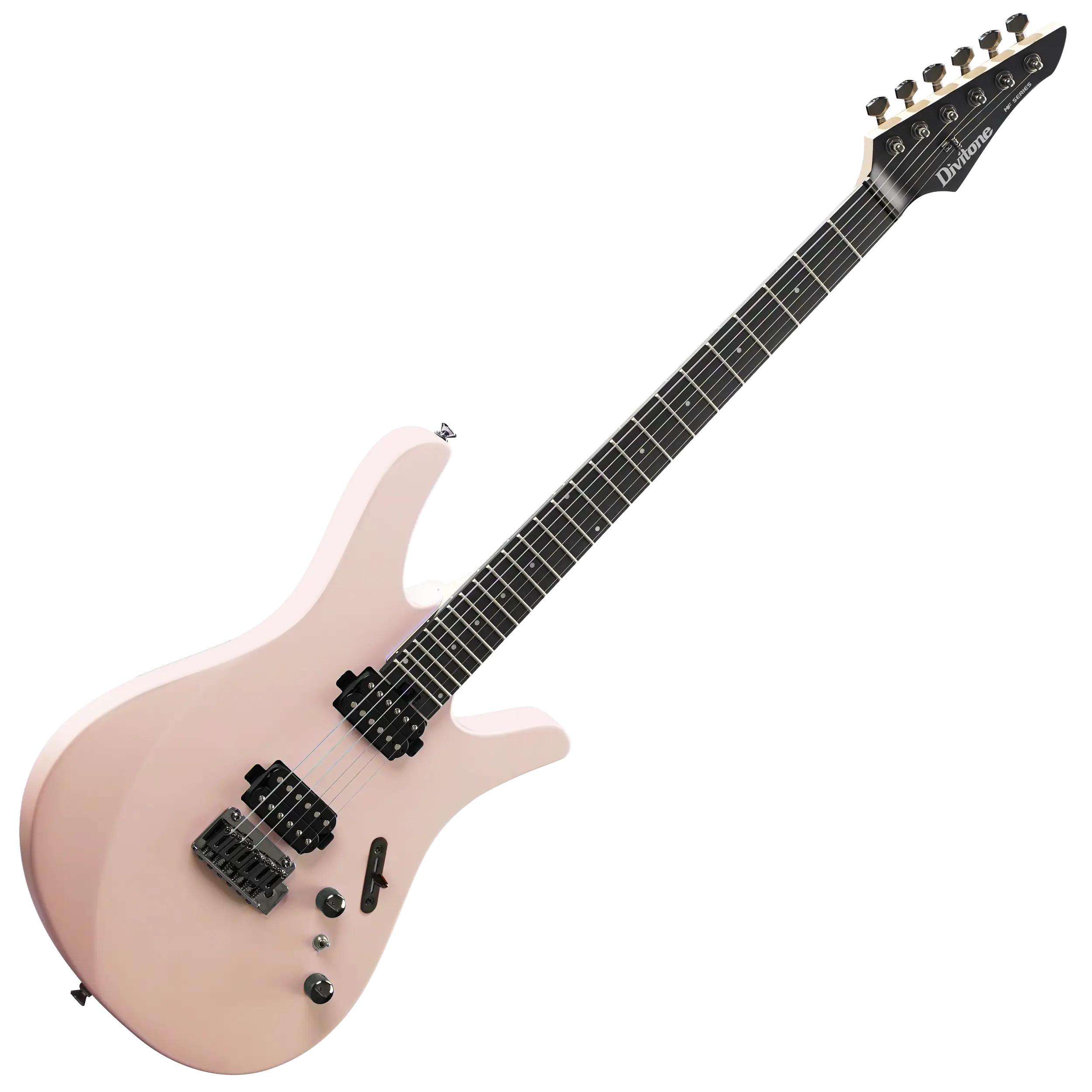 Divitone MF Studio C Electric Guitar in Shell Pink - Andertons